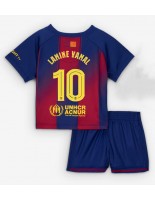 Barcelona Lamine Yamal #10 Kotipaita Lasten 2025-26 Lyhythihainen (+ shortsit)
